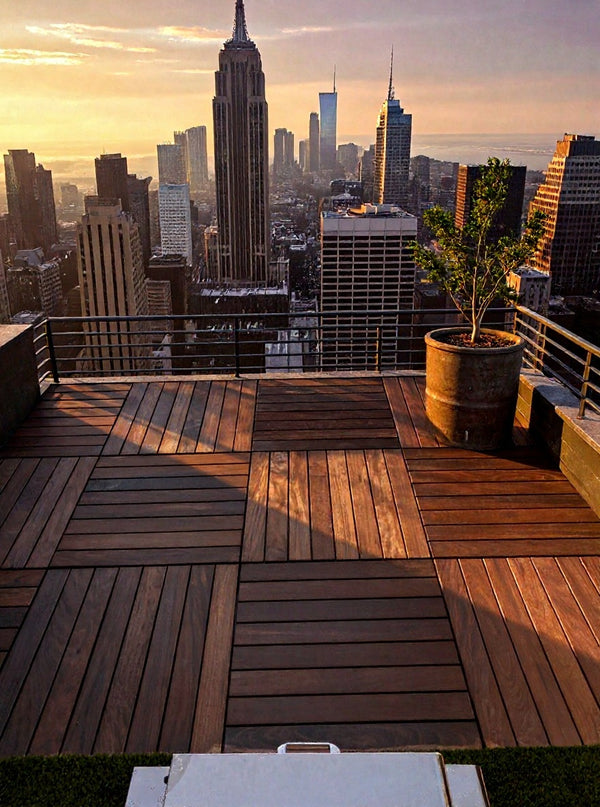 Tile installation detail