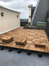 Kempas Wood Tile 3